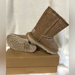UGG Classic Short Glitter Boots Girls